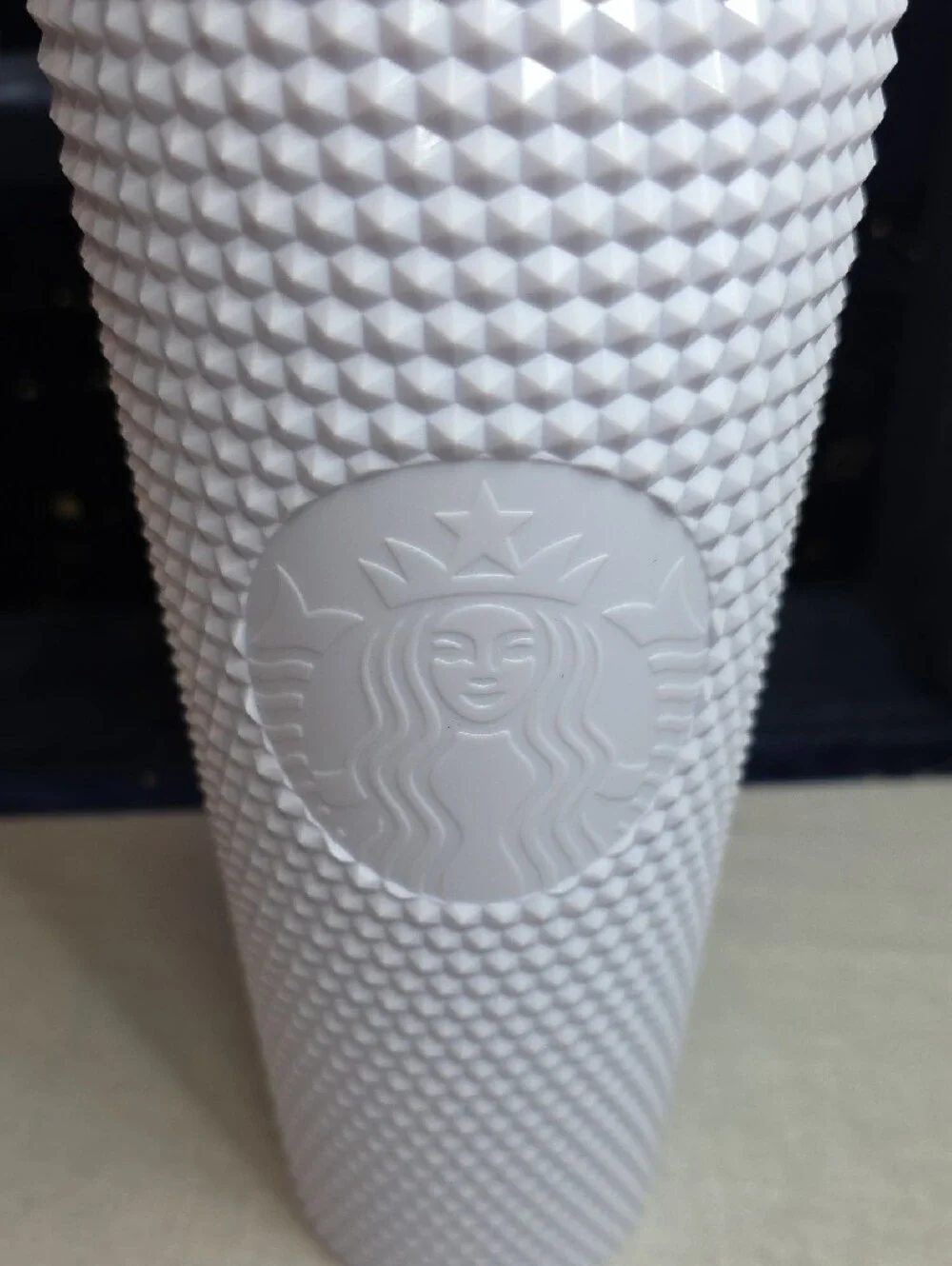Starbucks Matte White Studded Venti Tumbler with Clear Straw